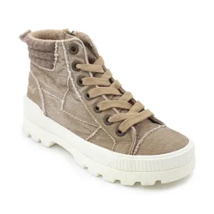 Blowfish Hickory High Top Sneaker - Cream & Coffee