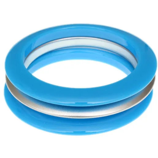 Blue 3-Piece Stacked Bracelet Set