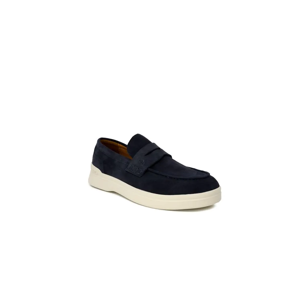 Blue Suede Leather Casual