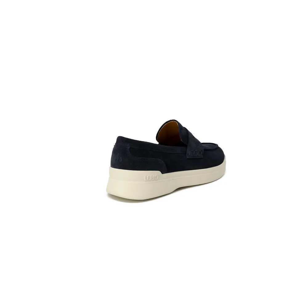 Blue Suede Leather Casual