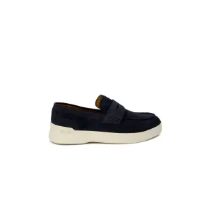 Blue Suede Leather Casual