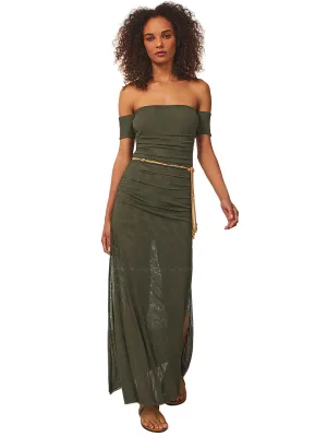 Brine Detail Long Dress