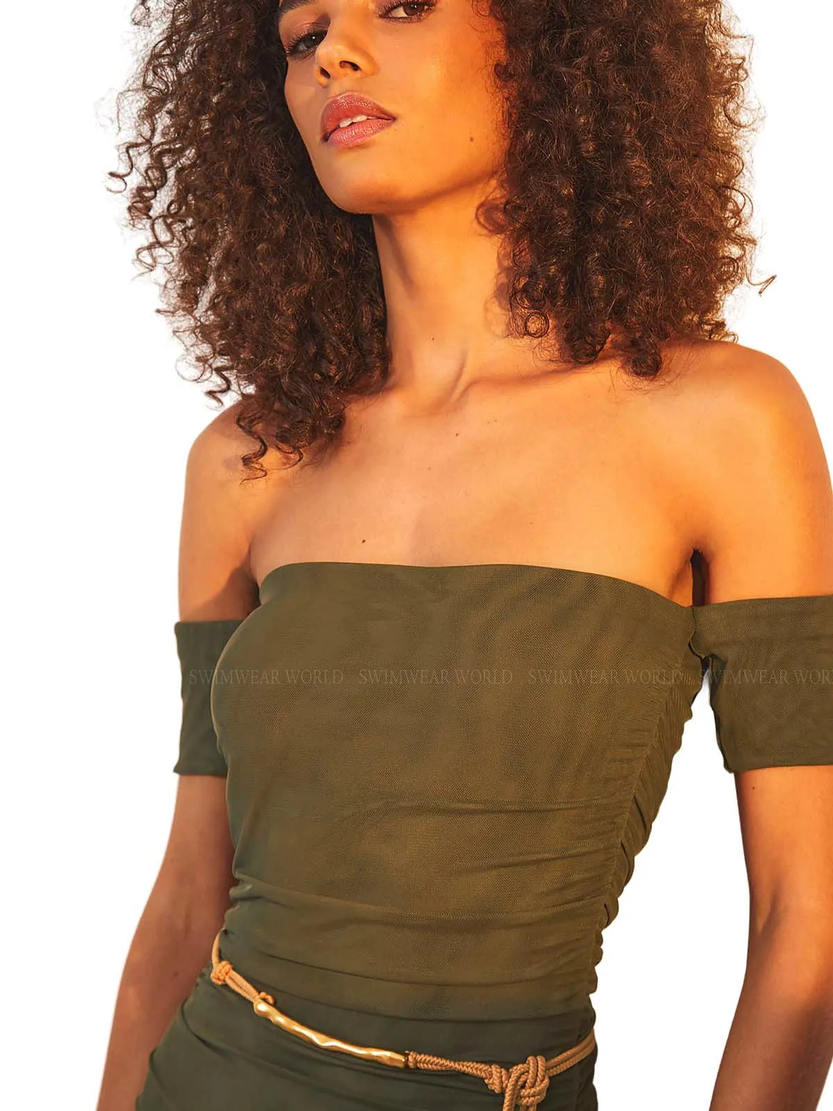 Brine Detail Long Dress