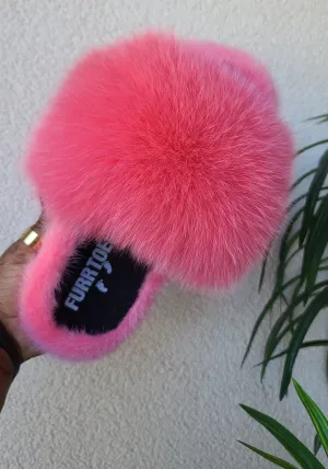 Bubblegum Pink Cozy Slippers