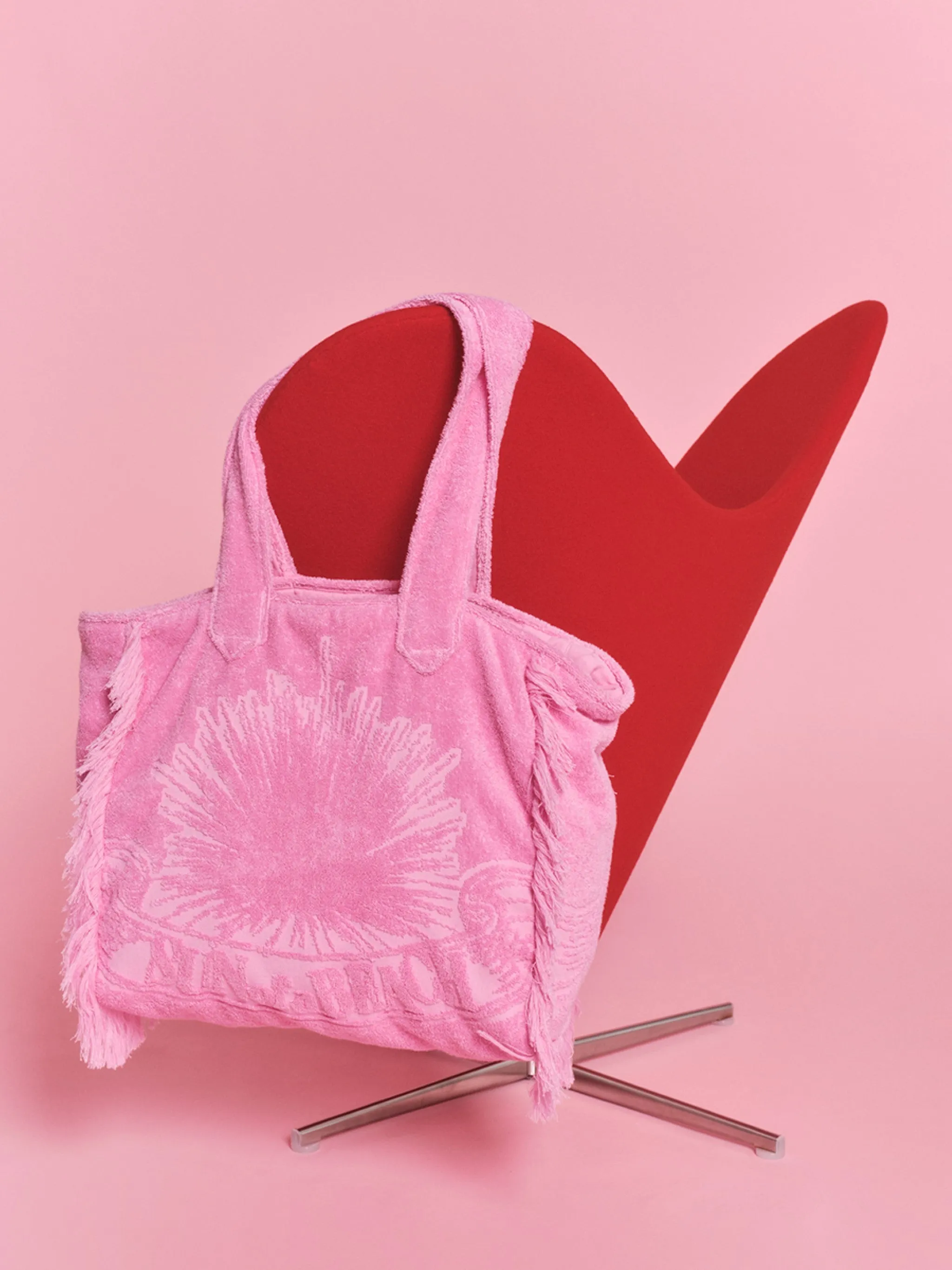 Bubblegum | Terry Tote Beach Bag