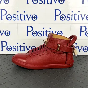 Buscemi Women's 100MM Flat Guts/Guts Leather Sneakers