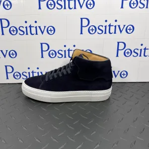 Buscemi Womens 90MM Blue Marino Suede Sneakers