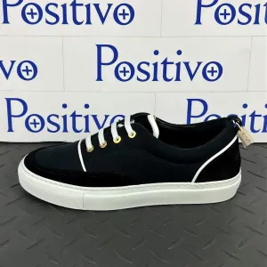 Buscemi Women's Cali Black Leather Low Top Sneakers SAMPLE