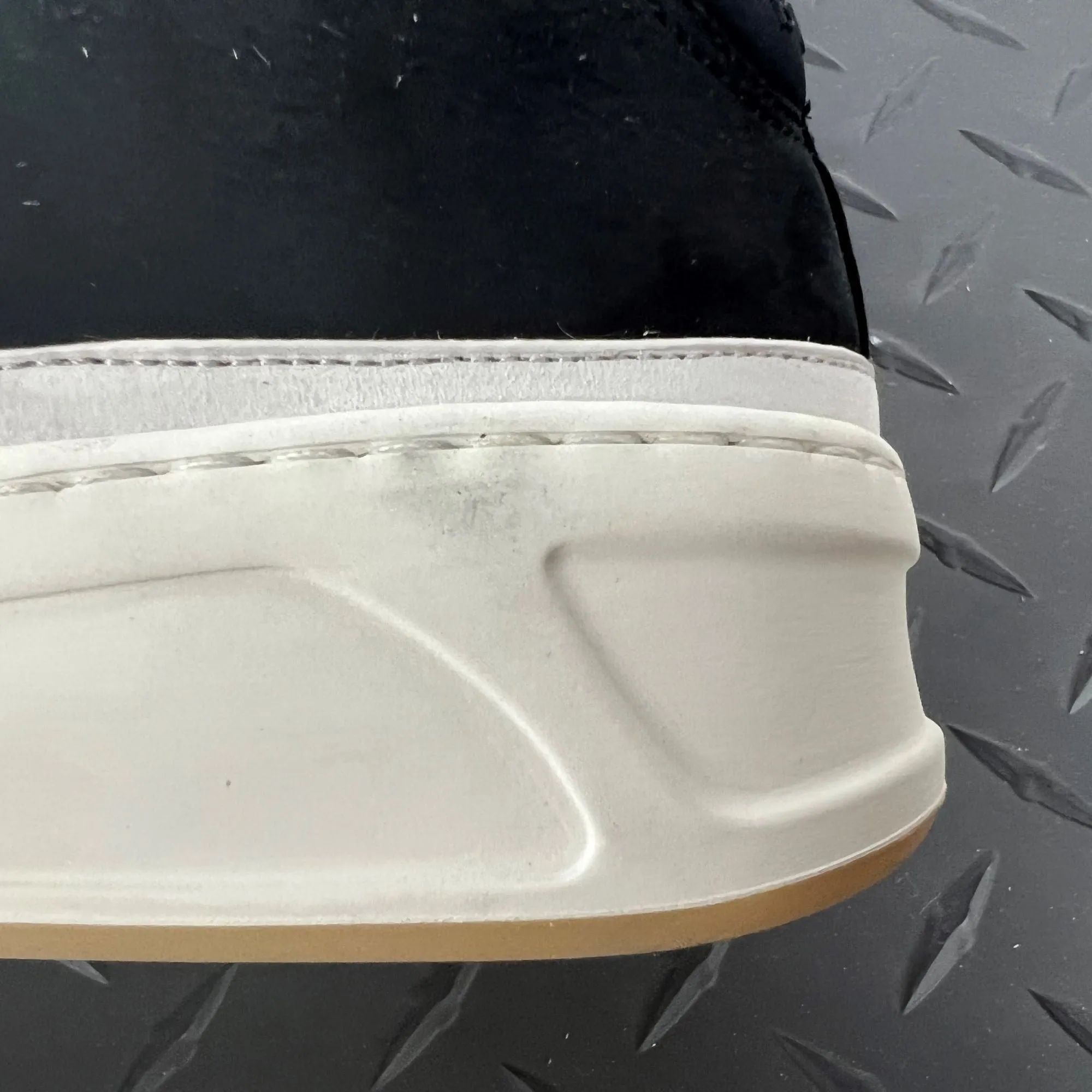 Buscemi Women's Prodigy Black/White Leather Sneakers SAMPLE