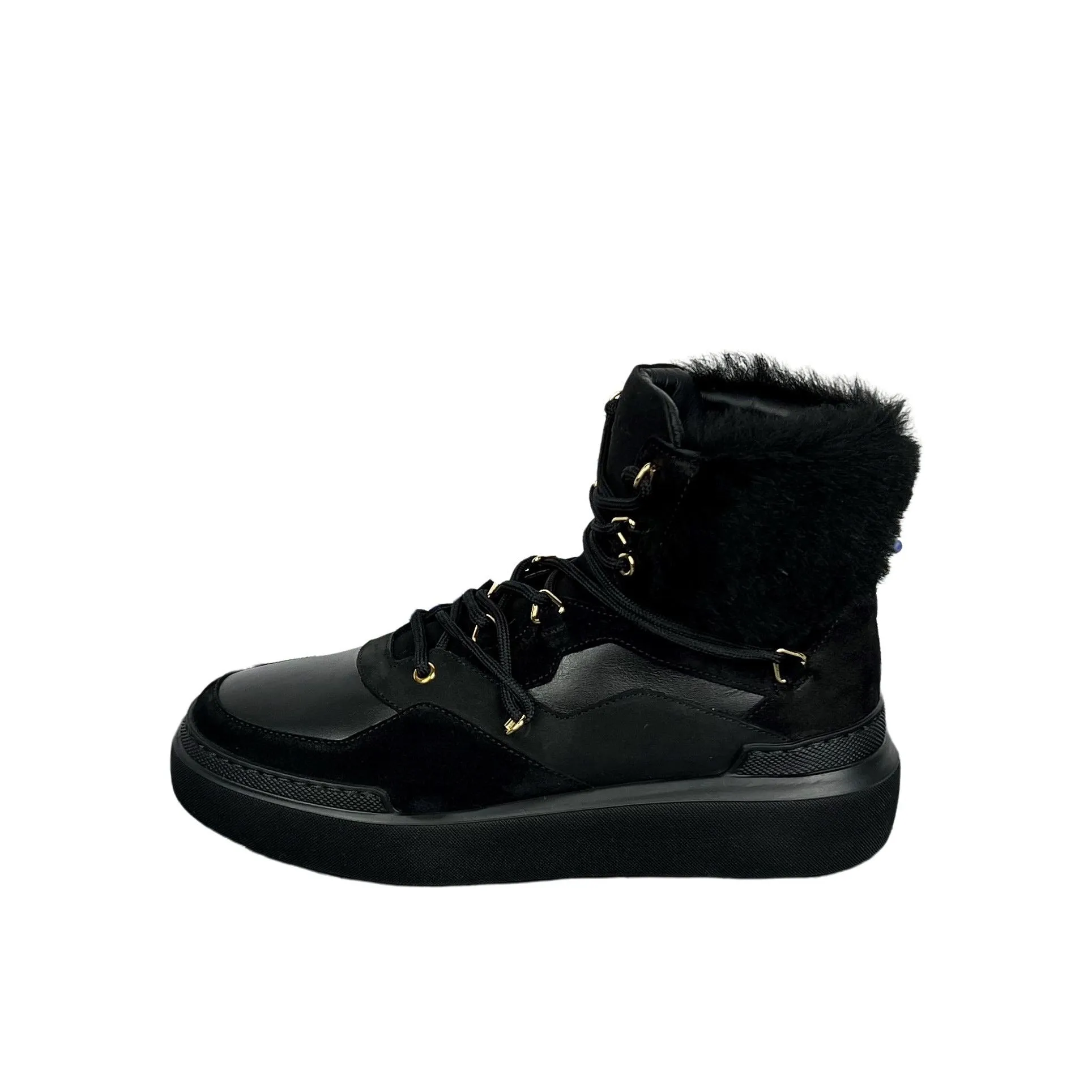 Buscemi Women's Victoria Black Leather Sneakers