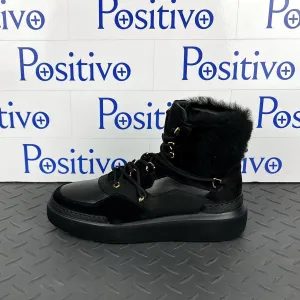 Buscemi Women's Victoria Black Leather Sneakers