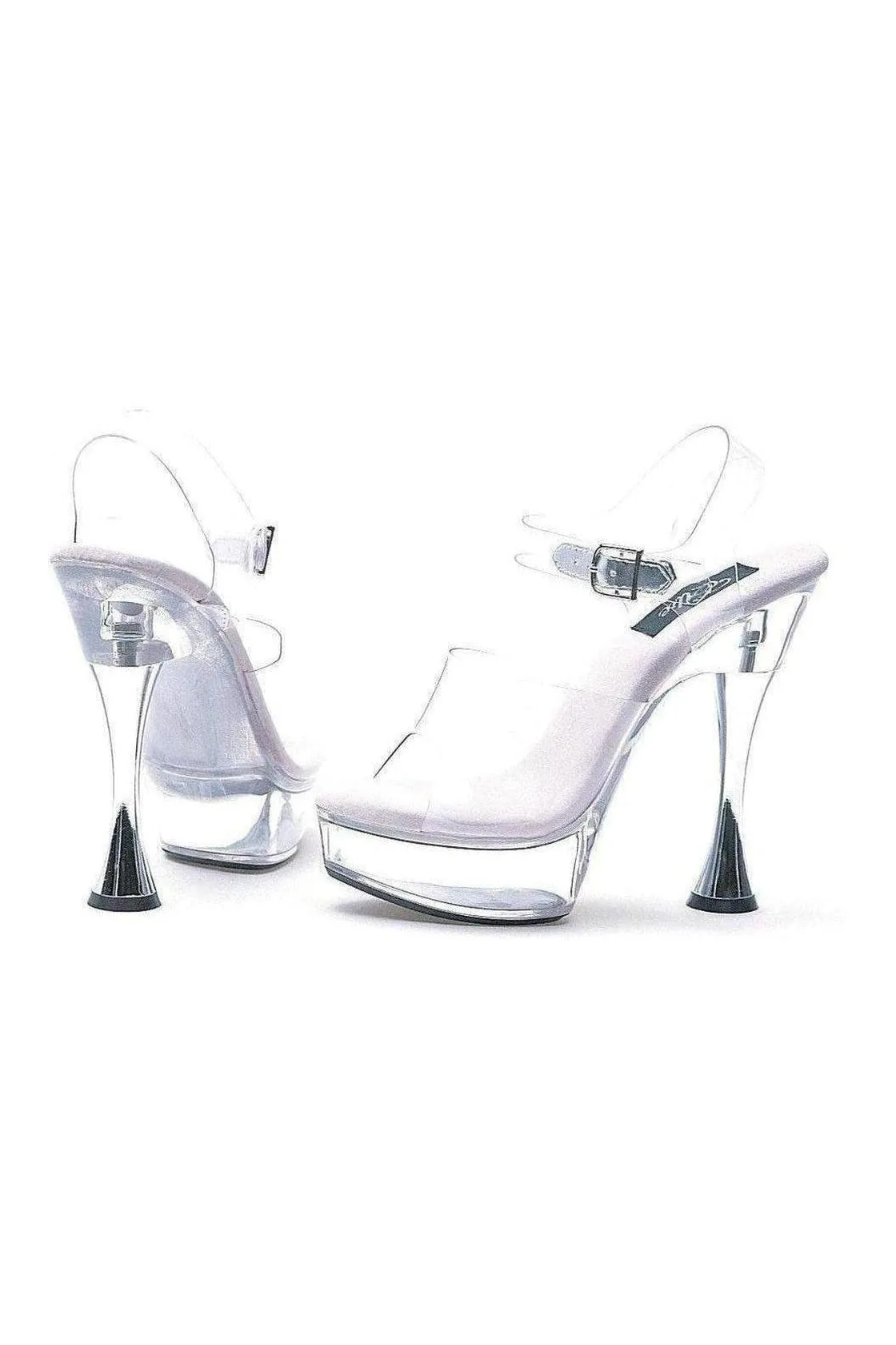 C-BROOK Platform Sandal | Clear Vinyl