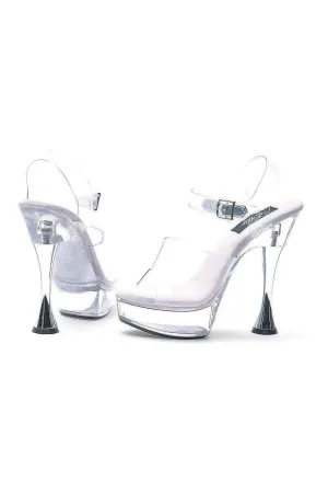 C-BROOK Platform Sandal | Clear Vinyl
