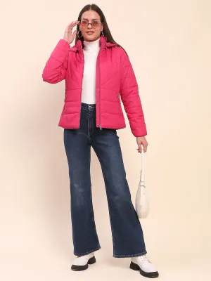 Camla Barcelona Quilted Hot Pink Jacket
