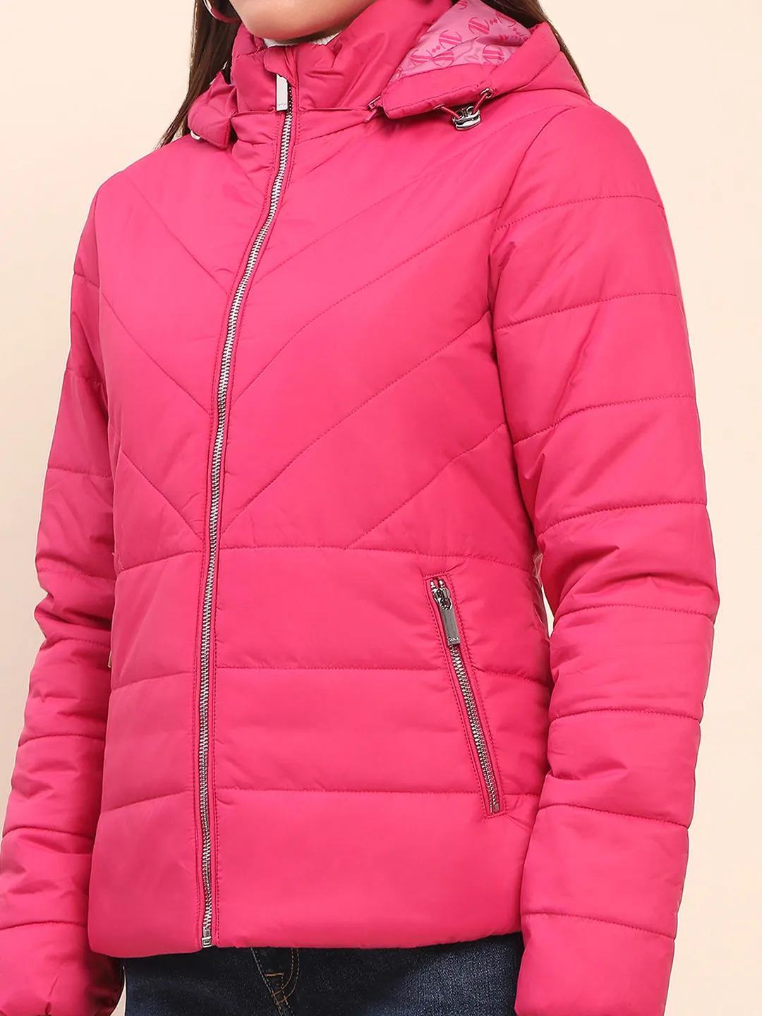 Camla Barcelona Quilted Hot Pink Jacket