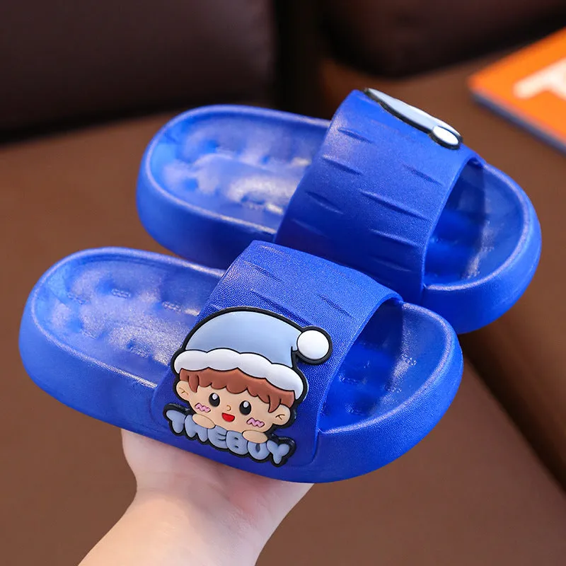 Cartoon Parent-Child Children's Slippers Boys Summer Indoor Girls Non-Slip  New Shit Feeling Girls Sandals