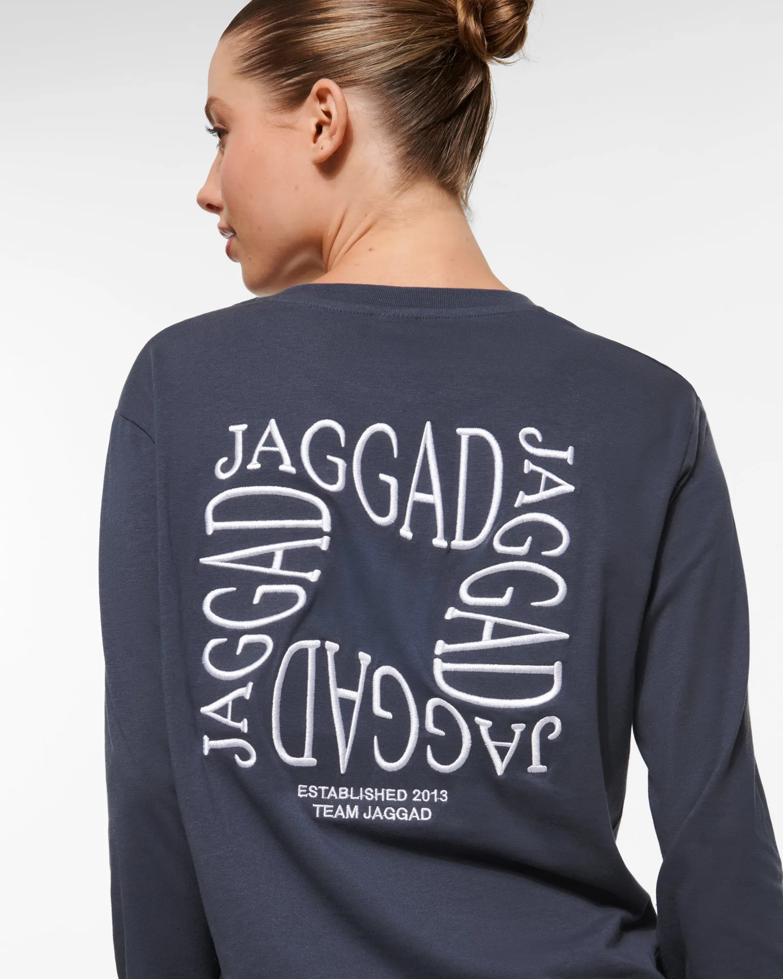 CASABLANCA CLASSIC LONG SLEEVE TEE MIDNIGHT