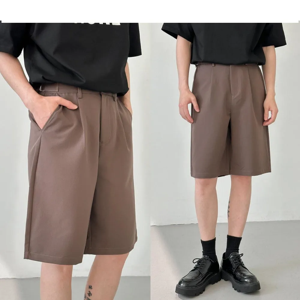 Casual Straight Suit Shorts
