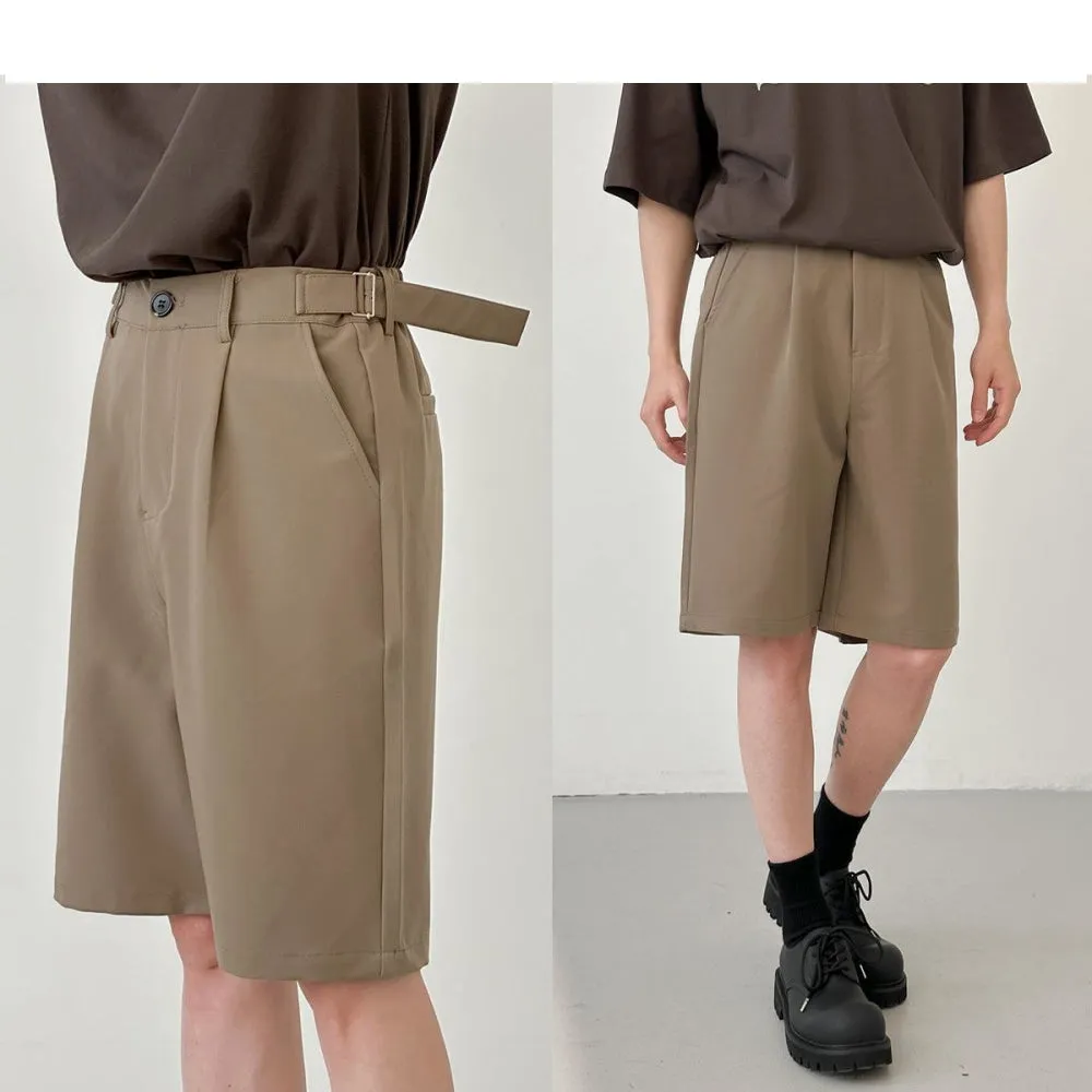 Casual Straight Suit Shorts