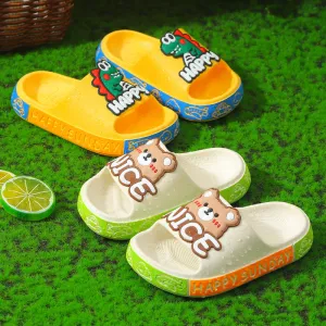 Children's Slippers Summer Cartoon Cute Non-Slip Soft Bottom Children Indoor Bath Boys and Girls Home Baby Sandals