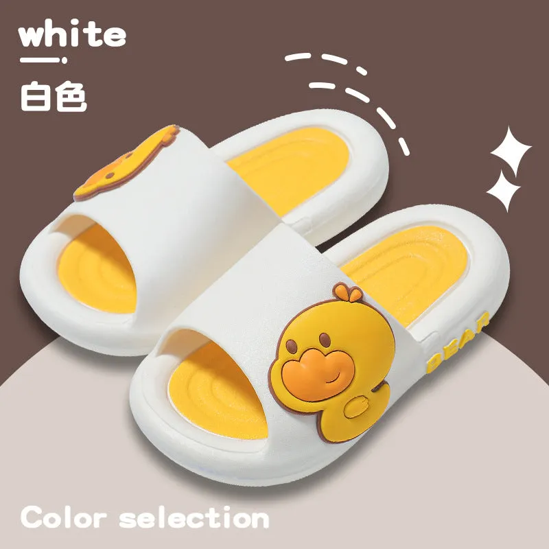 Children's Slippers Summer Cartoon Cute Non-Slip Soft Bottom Children Indoor Bath Boys and Girls Home Baby Sandals