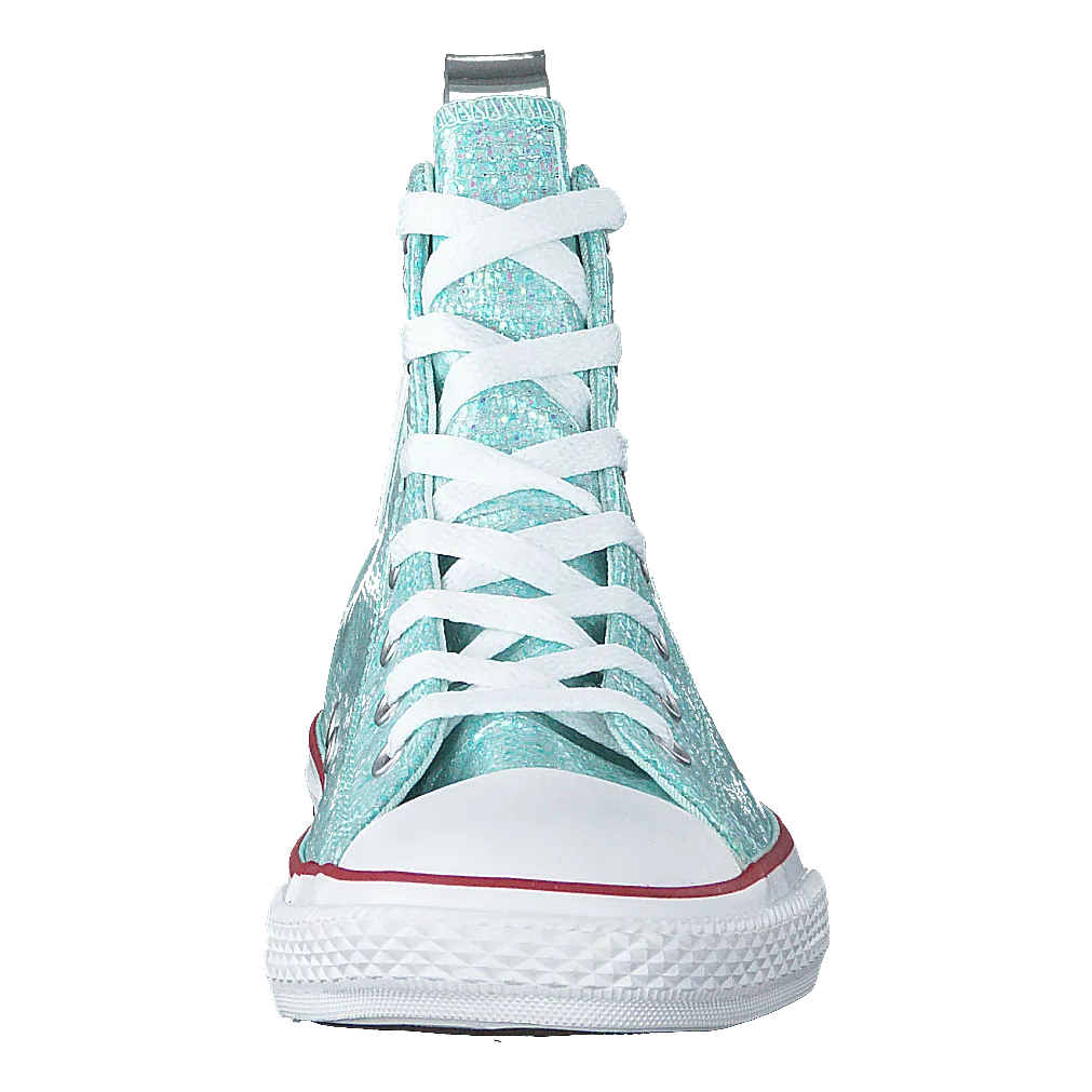 Chuck Taylor Hi Sparkle Teal Tint