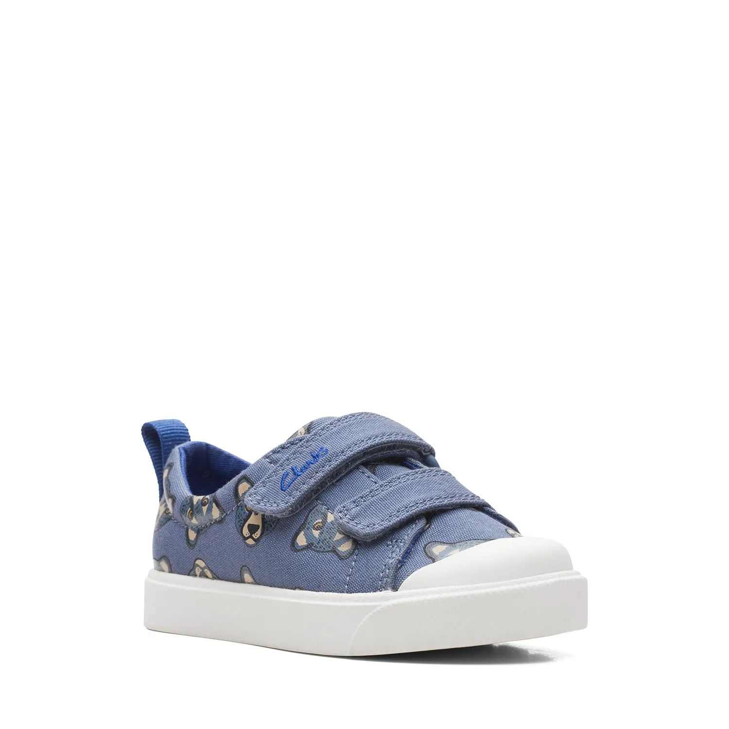 CLARKS BOYS CITY BRIGHT TODDLER (WIDE FIT)