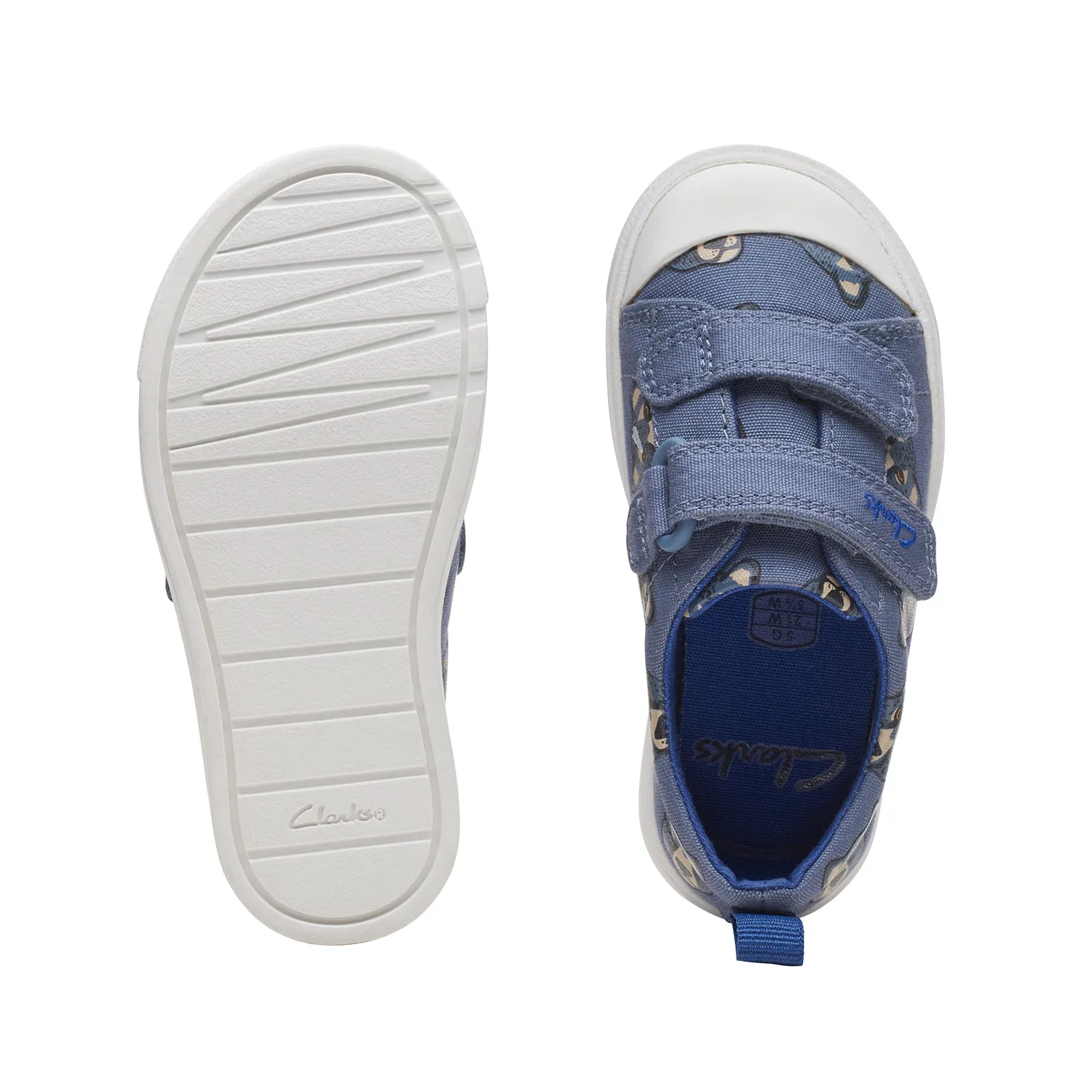CLARKS BOYS CITY BRIGHT TODDLER (WIDE FIT)