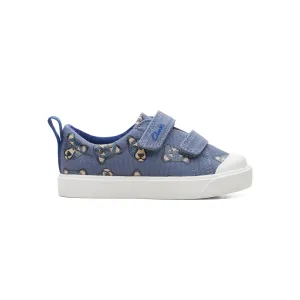 CLARKS BOYS CITY BRIGHT TODDLER (WIDE FIT)