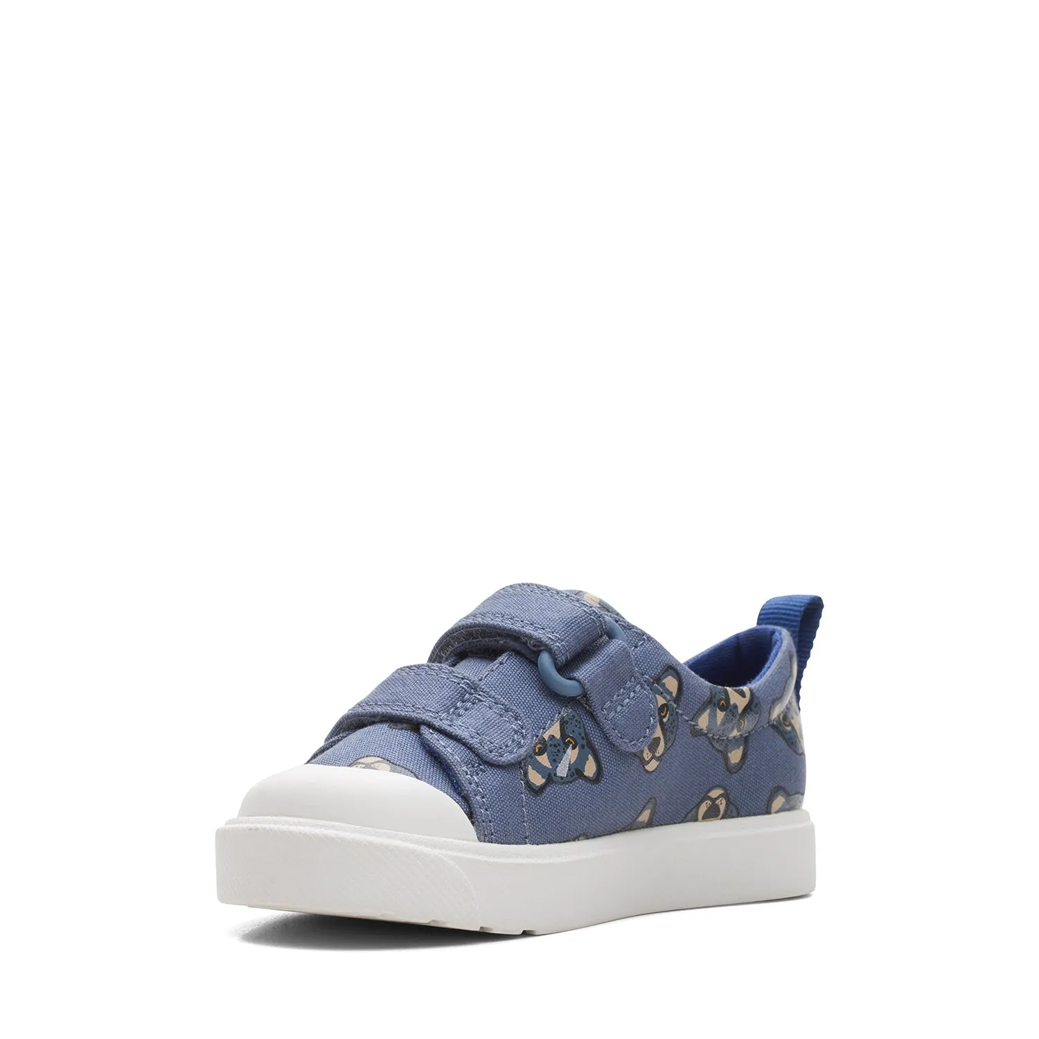 CLARKS BOYS CITY BRIGHT TODDLER (WIDE FIT)