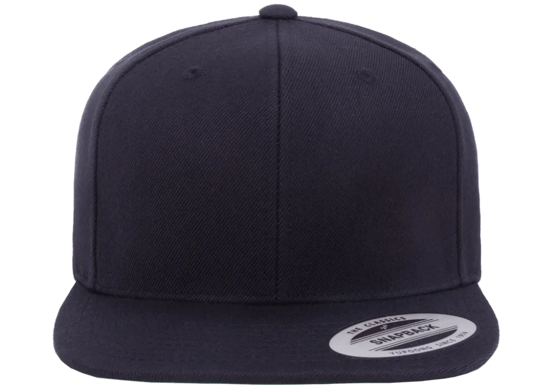 Classics Blank Snapback Cap Dark Navy