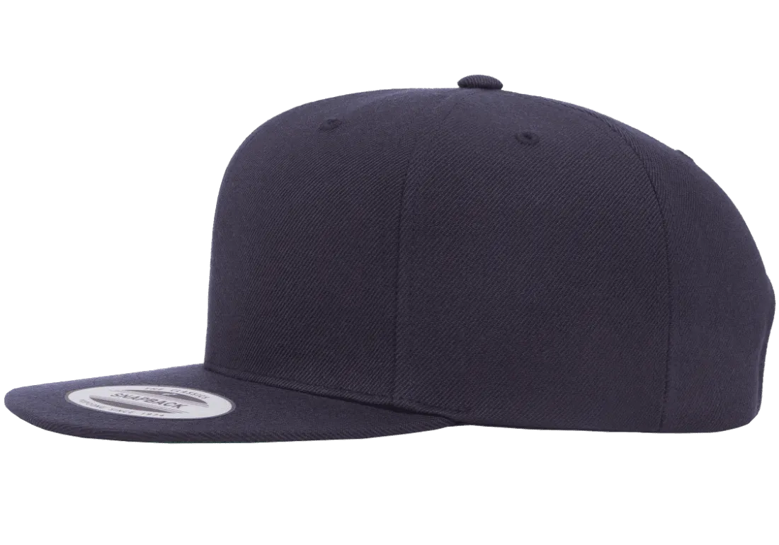 Classics Blank Snapback Cap Dark Navy