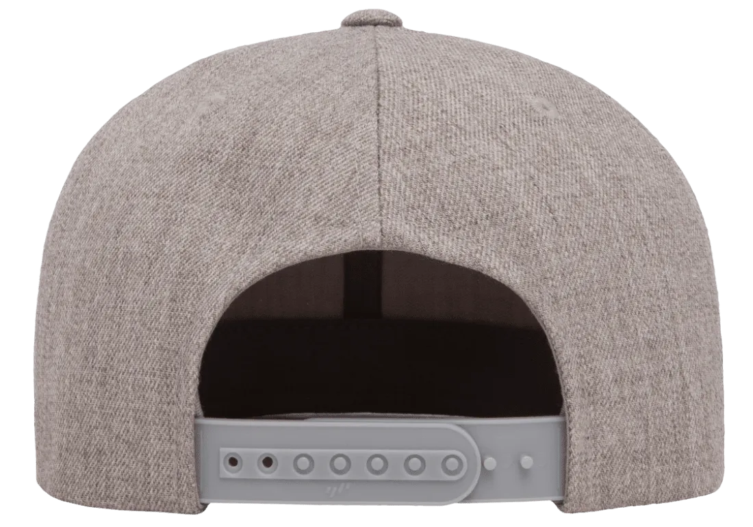 Classics Blank Snapback Cap Heather Grey