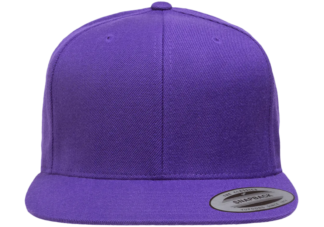 Classics Blank Snapback Cap Purple