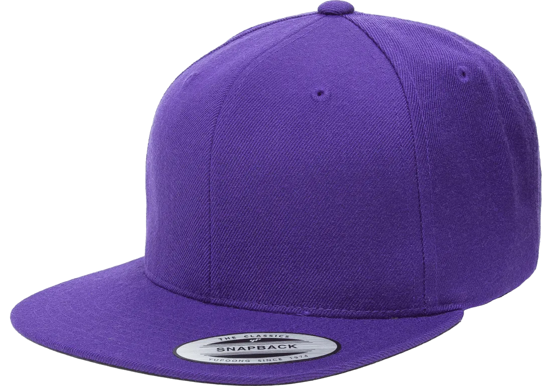 Classics Blank Snapback Cap Purple