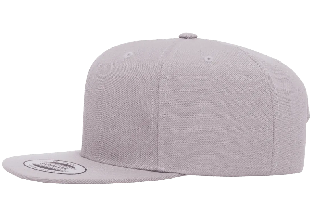 Classics Blank Snapback Cap Silver