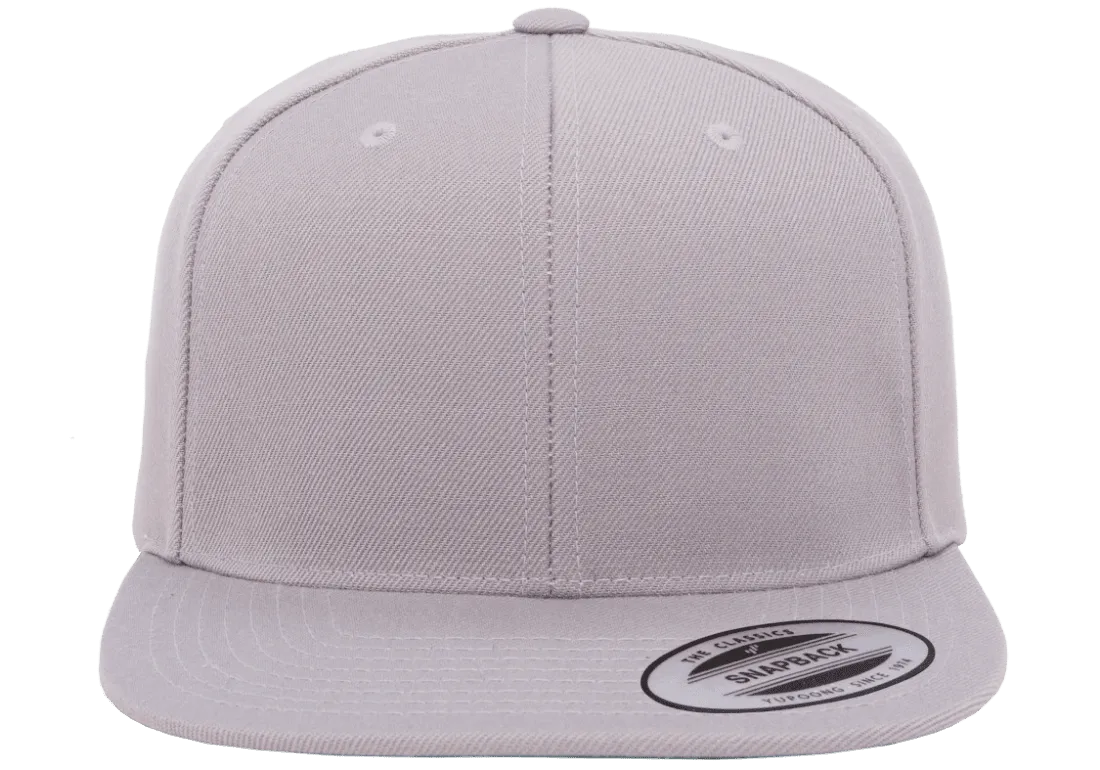 Classics Blank Snapback Cap Silver