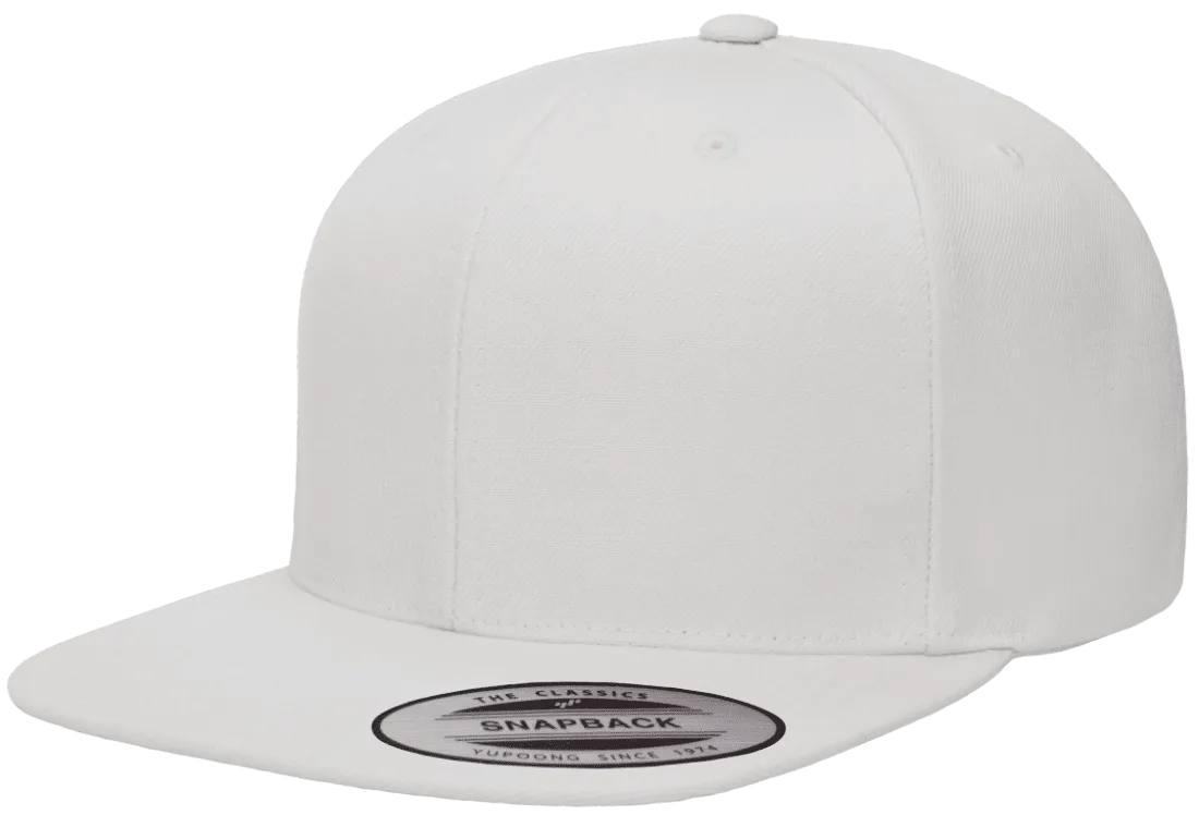 Classics Blank Snapback Cap White