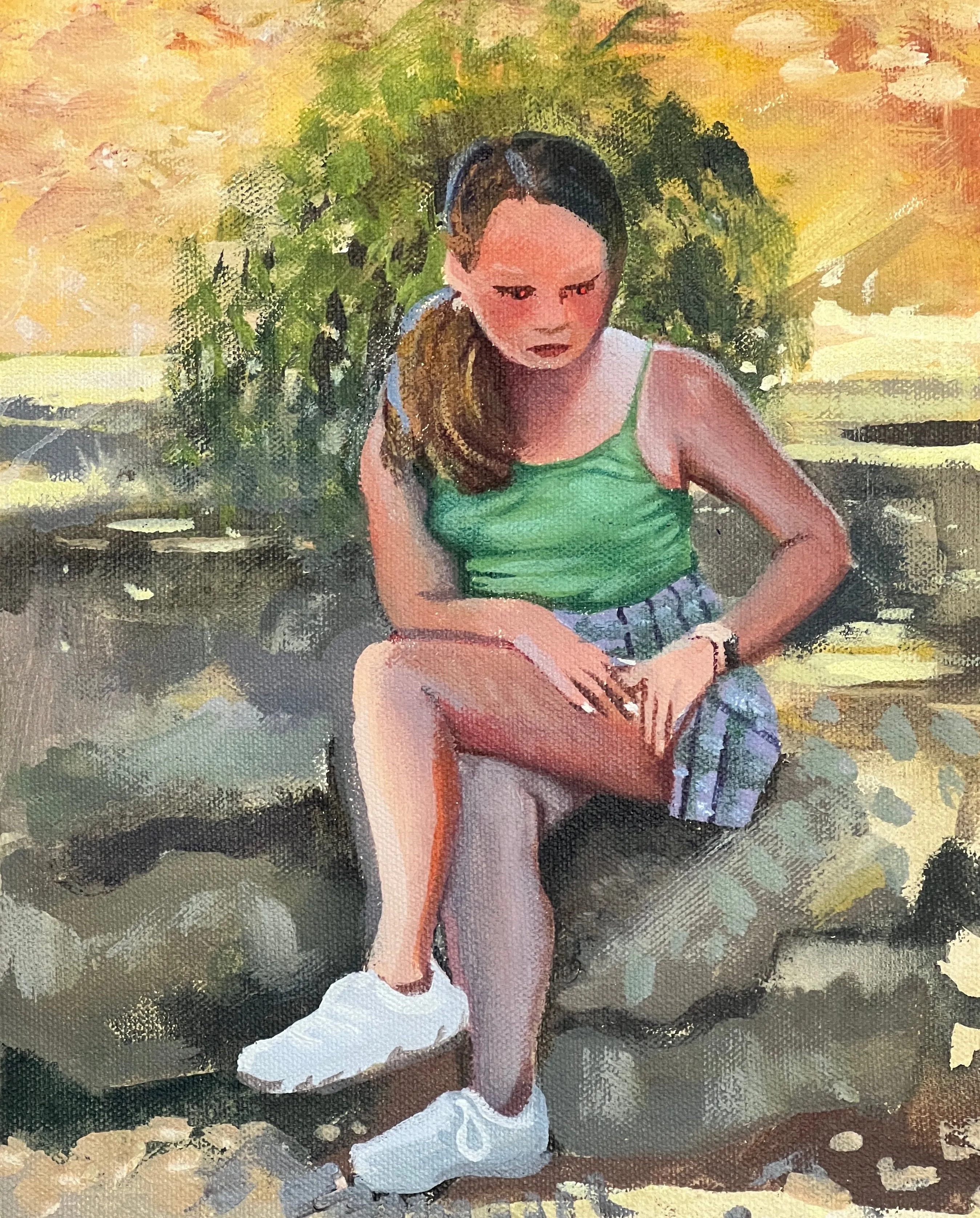 Claudia Bitrán, "White Shoes (Anxiety)"