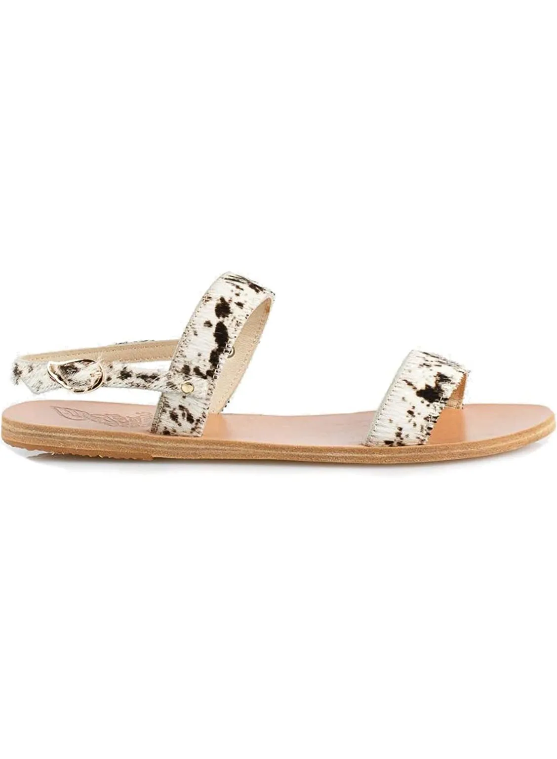 Clio Flat Sandals in Pony Splash