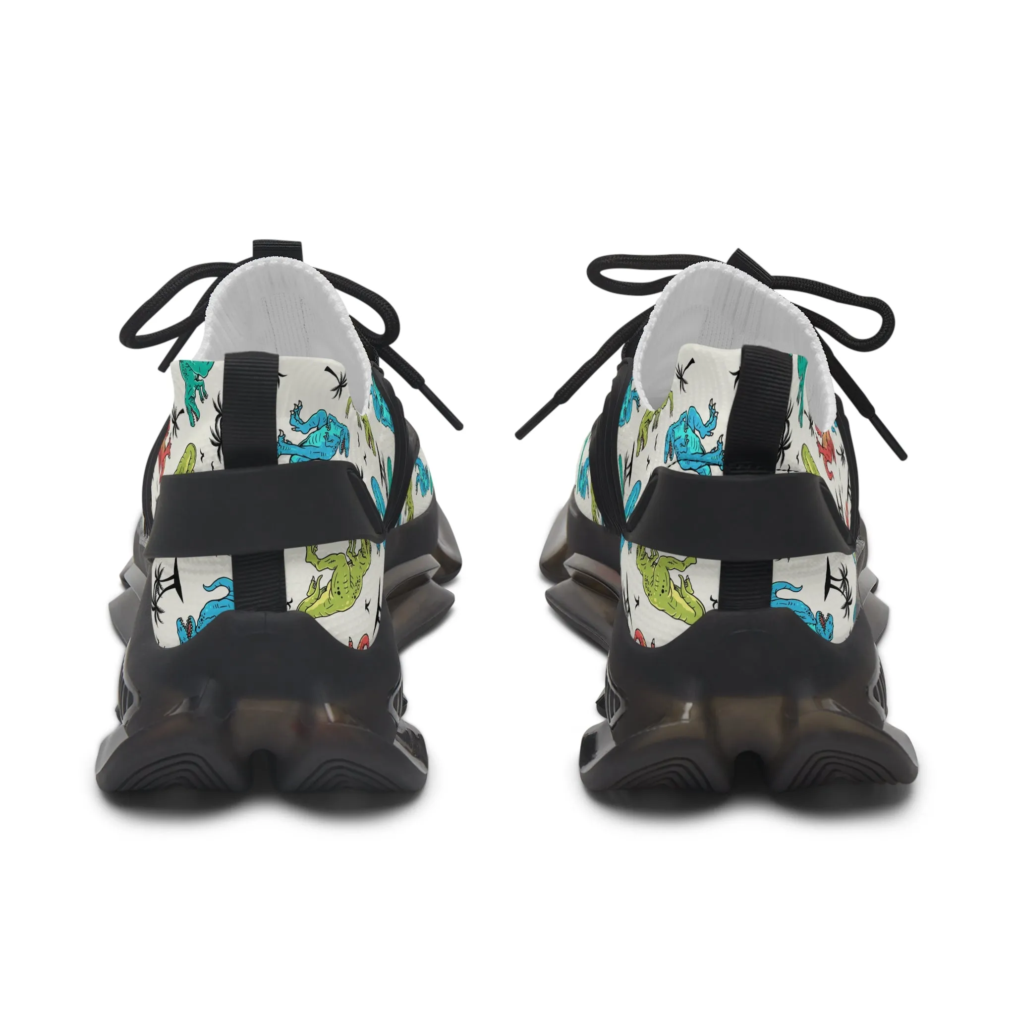 Colorful Dinosaur Mesh Sneakers for Women - Perfect for Active Days