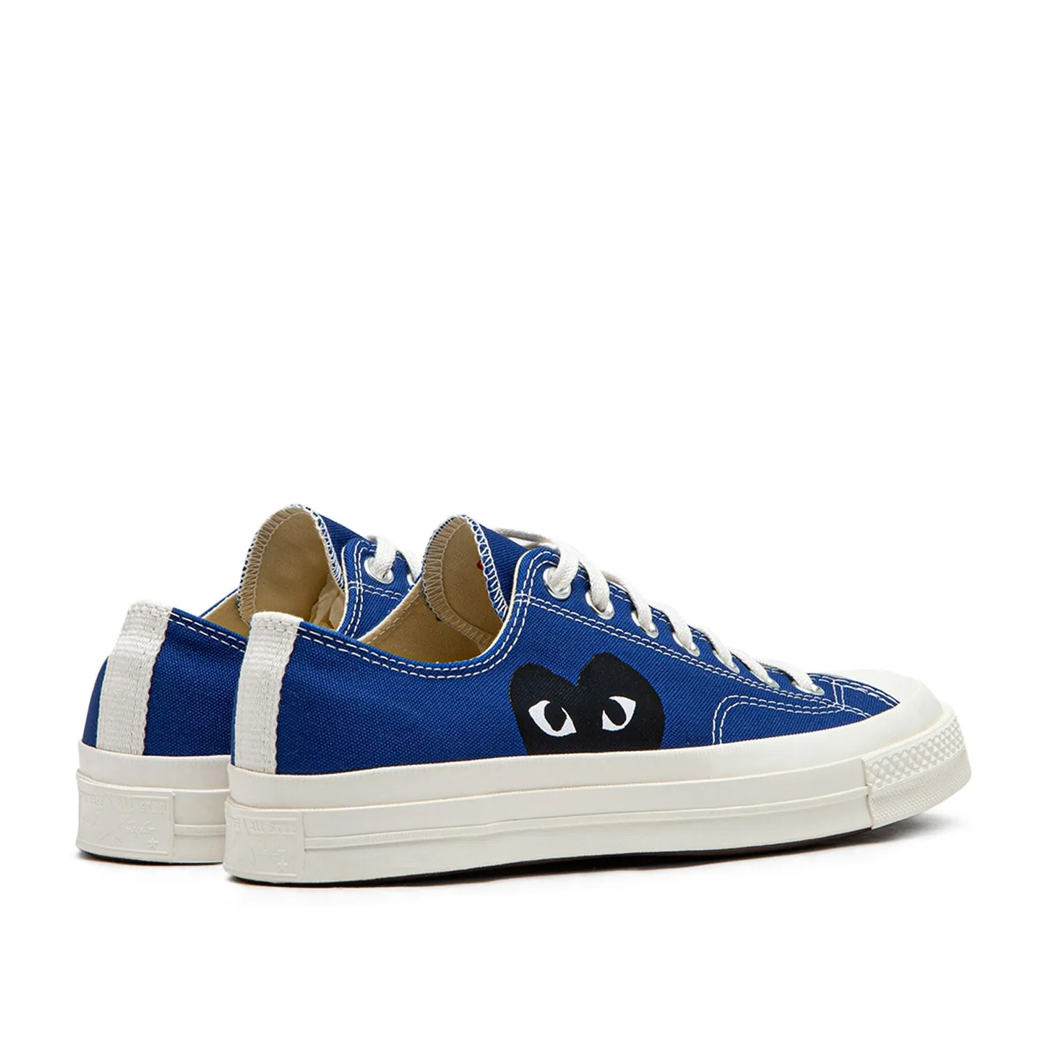 comme des garçons play x converse big heart chuck taylor all star 70 low (blue quartz)