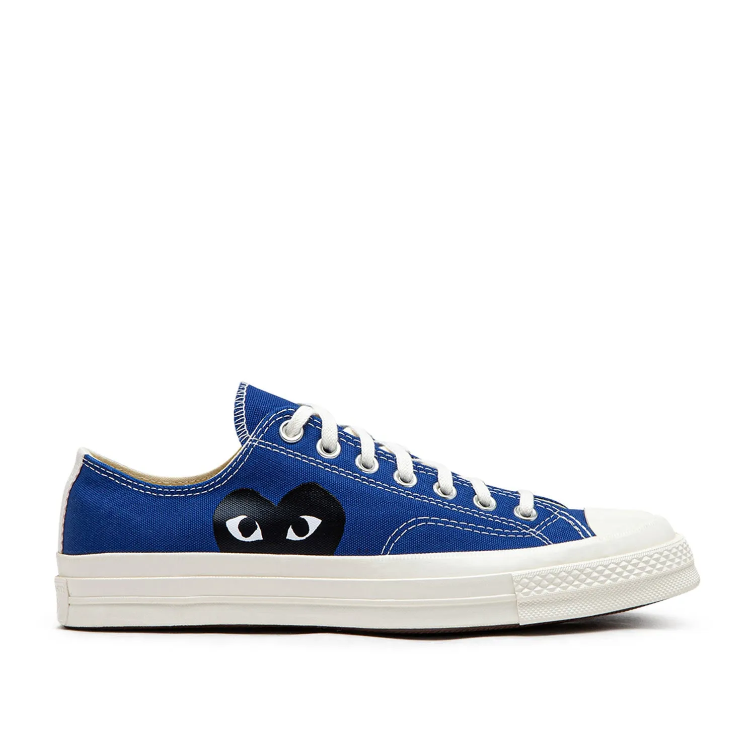comme des garçons play x converse big heart chuck taylor all star 70 low (blue quartz)