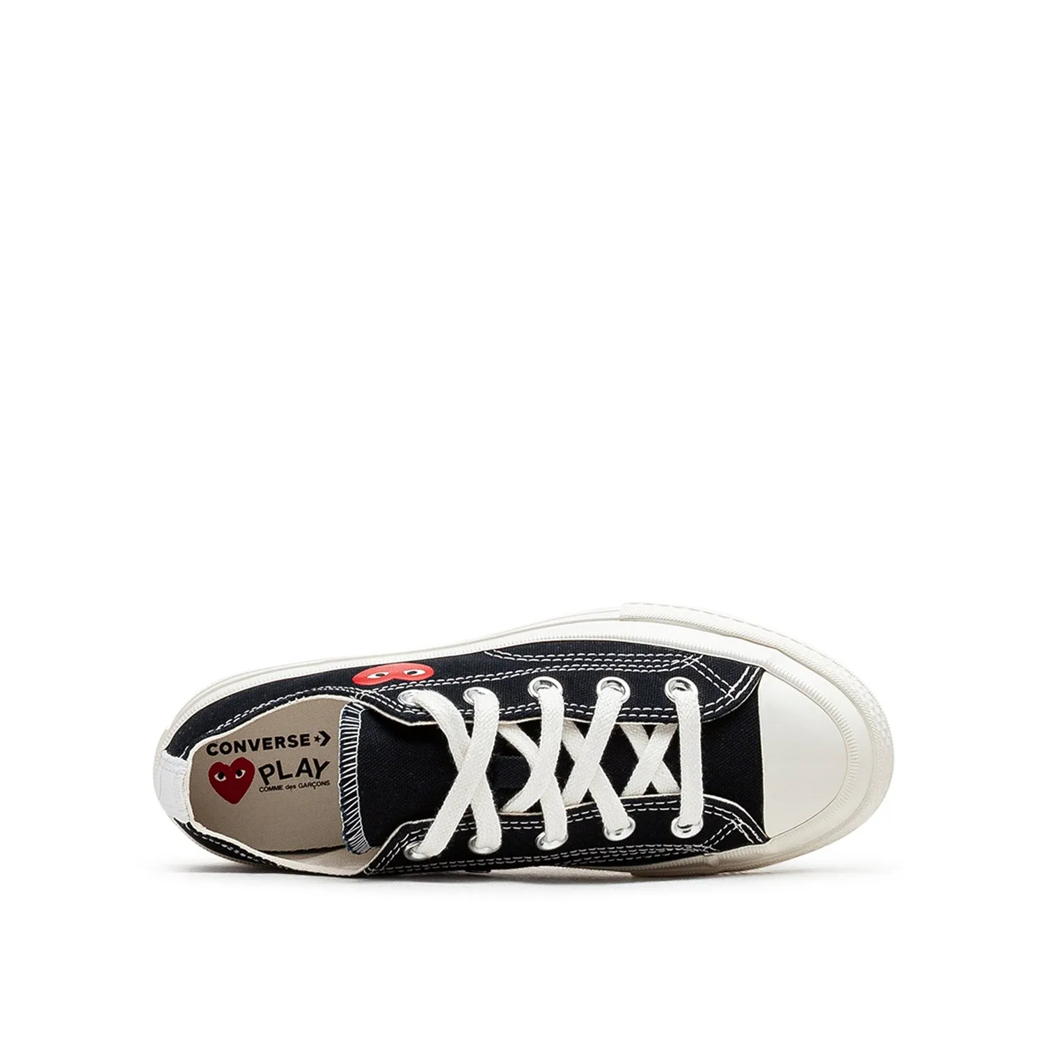 Converse x Comme des Garçons KIDS Chuck 70 Low  'Single Heart' (Black)