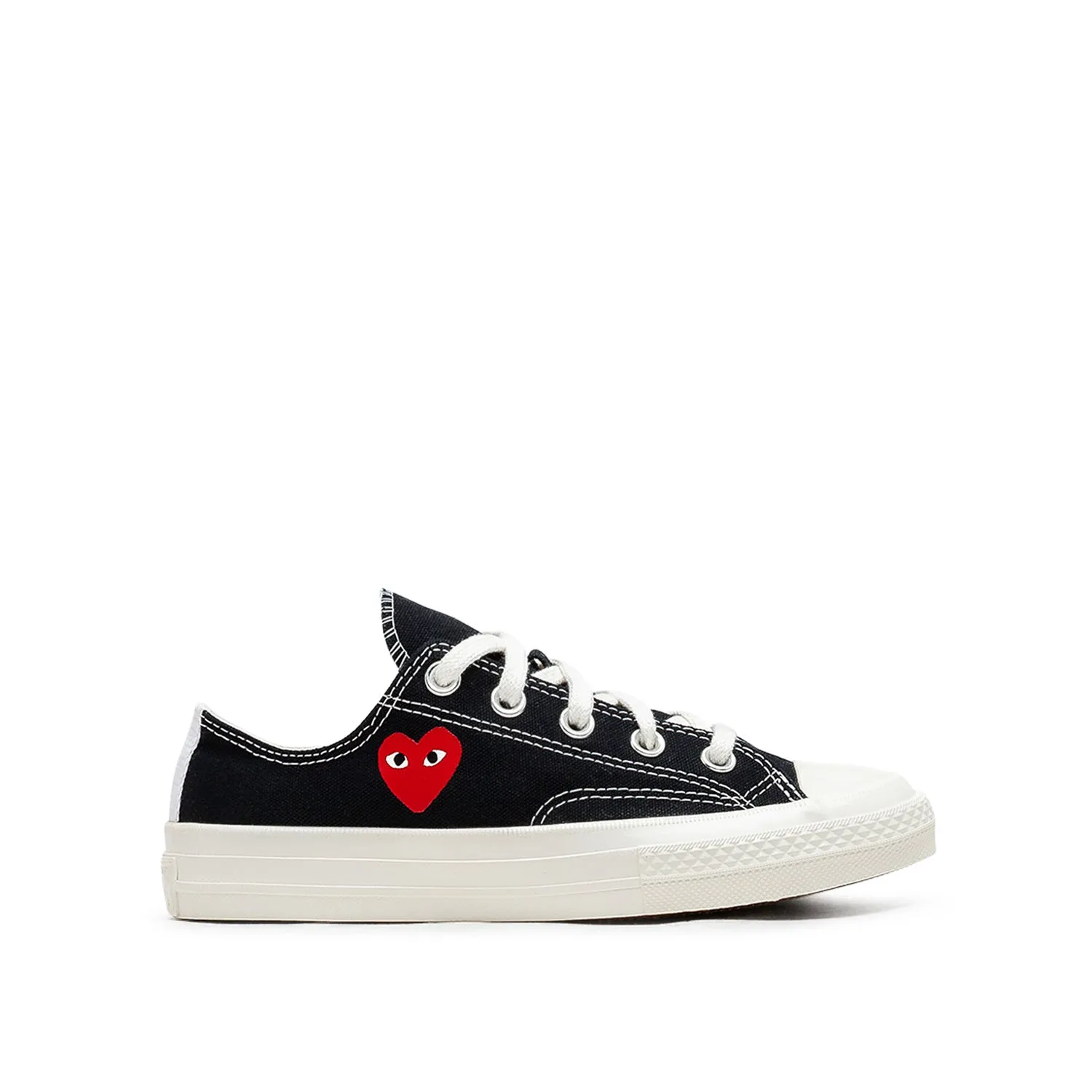 Converse x Comme des Garçons KIDS Chuck 70 Low  'Single Heart' (Black)