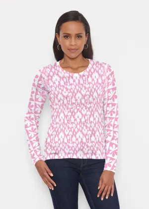 Cosmo Ikat (7933) ~ Signature Long Sleeve Crew Shirt
