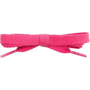 Cotton Flat 3/8" - Dark Pink (2 Pair Pack) Shoelaces