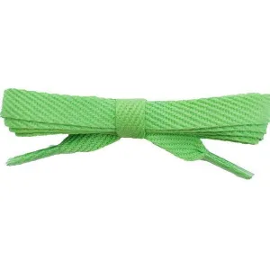 Cotton Flat 3/8" - Lime (12 Pair Pack) Shoelaces