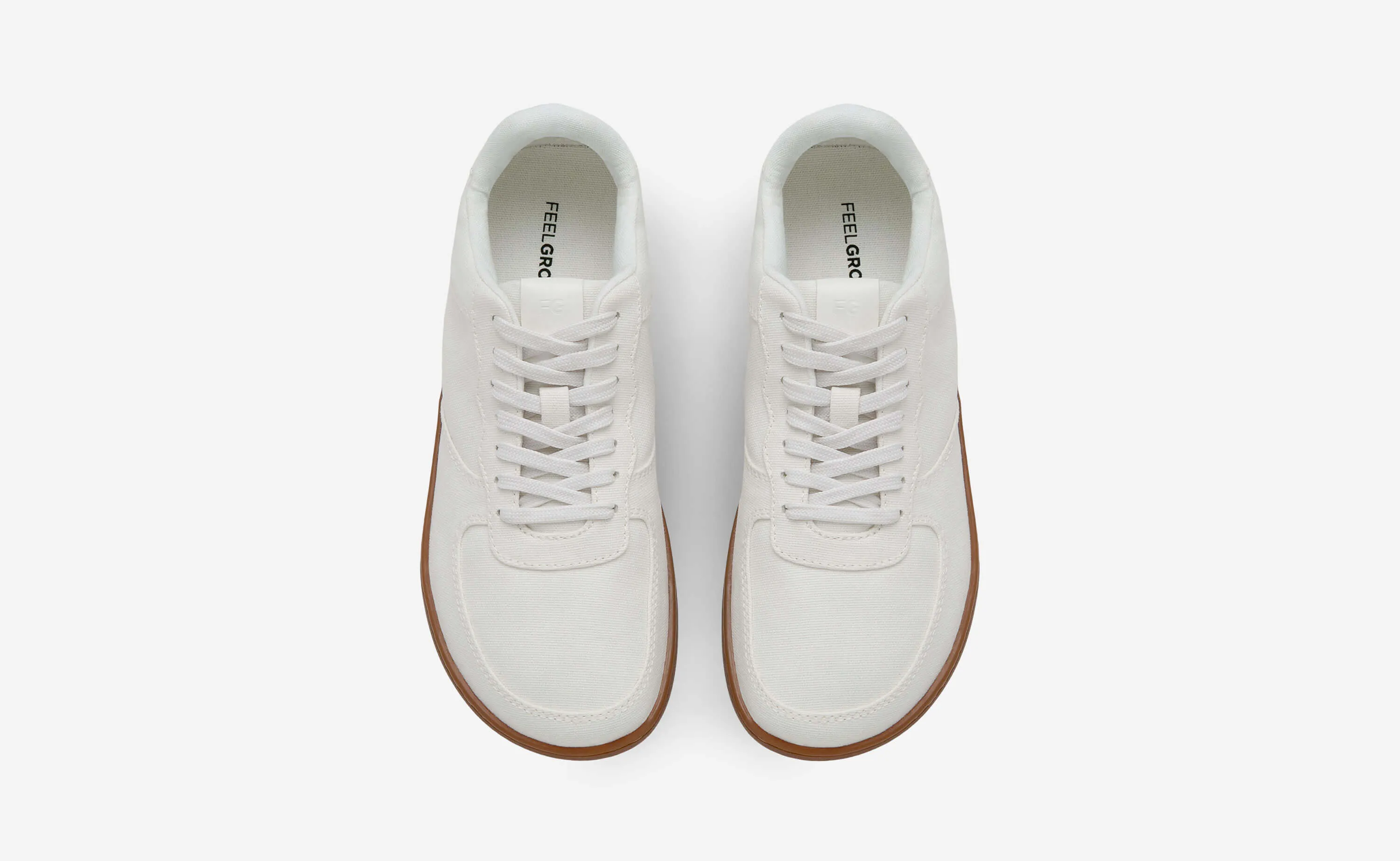 Courtside Canvas - Gum White