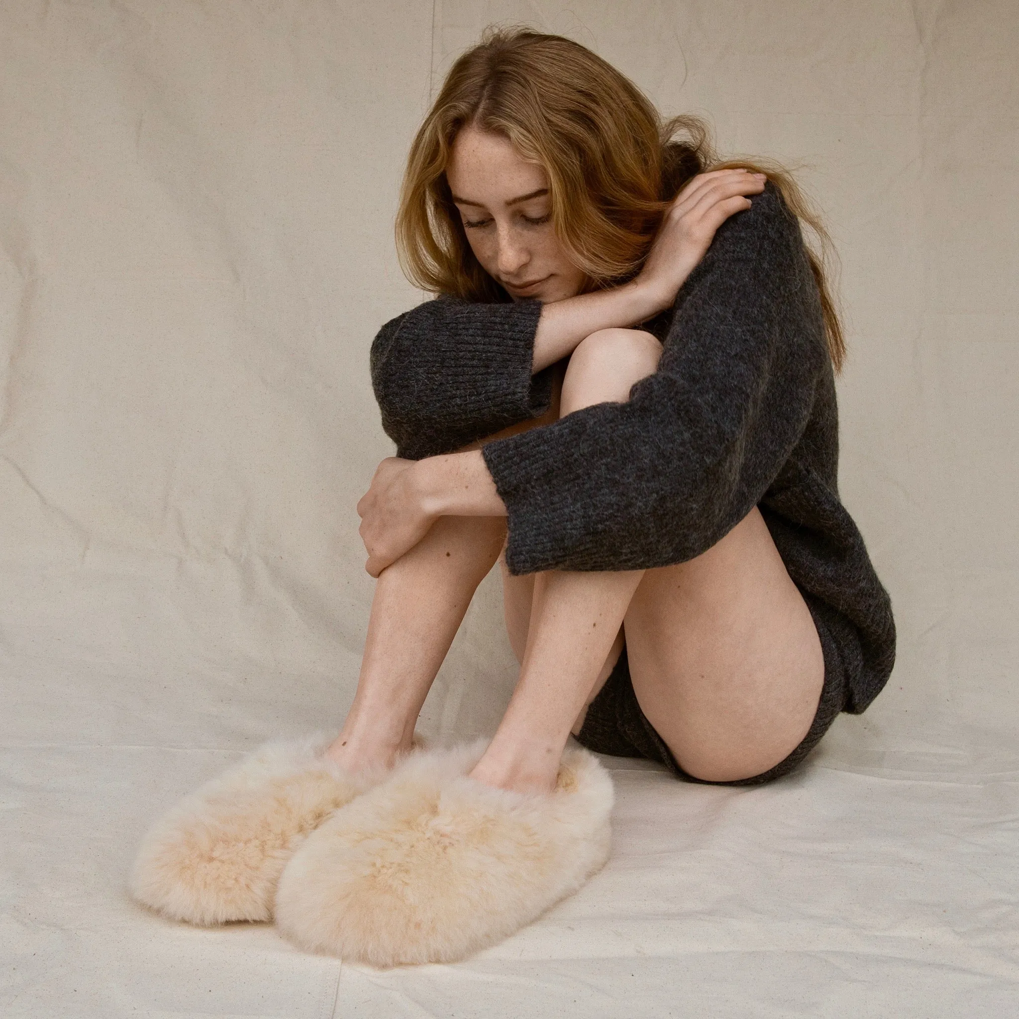 Cozy Alpaca Slipper